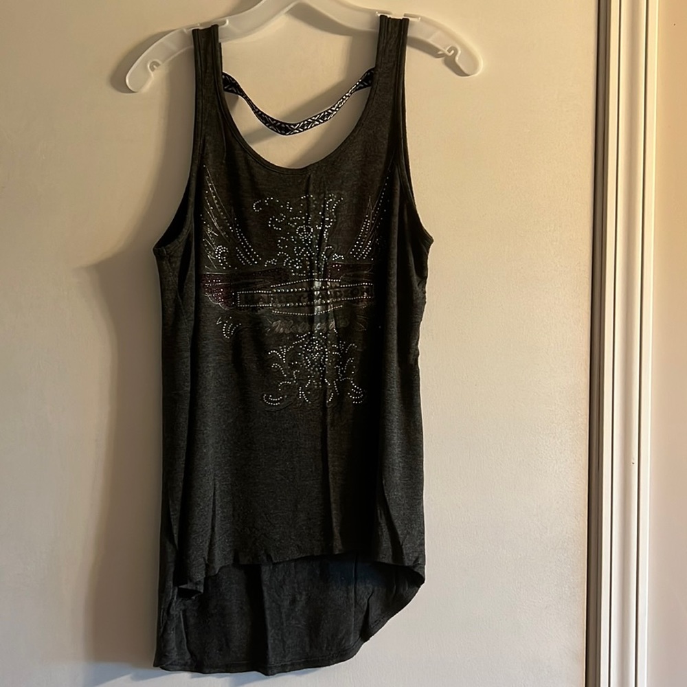 HD tank top with low back. Hardly worn. Great condition.